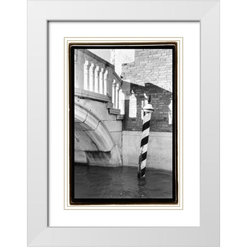 Hidden Passages Venice VII White Modern Wood Framed Art Print with Double Matting by DeNardo, Laura