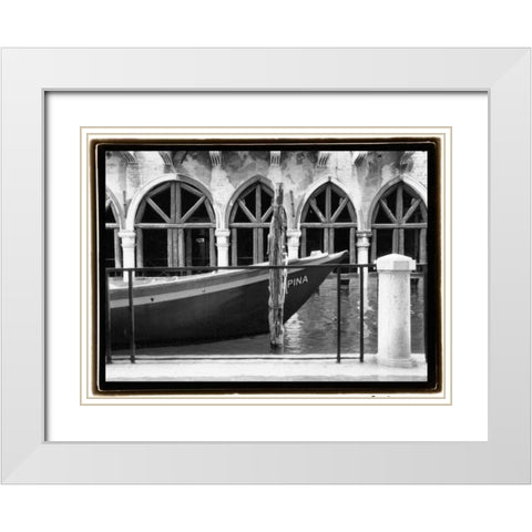 Hidden Passages Venice IX White Modern Wood Framed Art Print with Double Matting by DeNardo, Laura