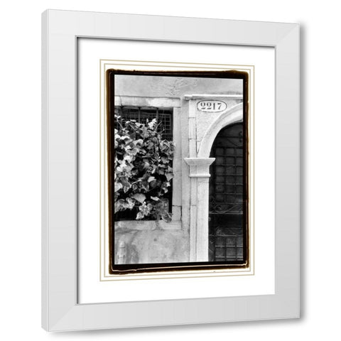 Venetian Doorways IV White Modern Wood Framed Art Print with Double Matting by DeNardo, Laura