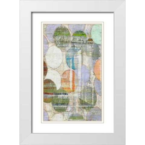 Ovation I White Modern Wood Framed Art Print with Double Matting by Butler, John