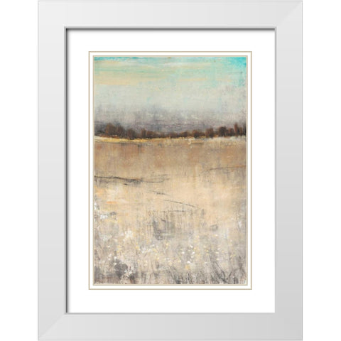 Harvest Day II White Modern Wood Framed Art Print with Double Matting by OToole, Tim