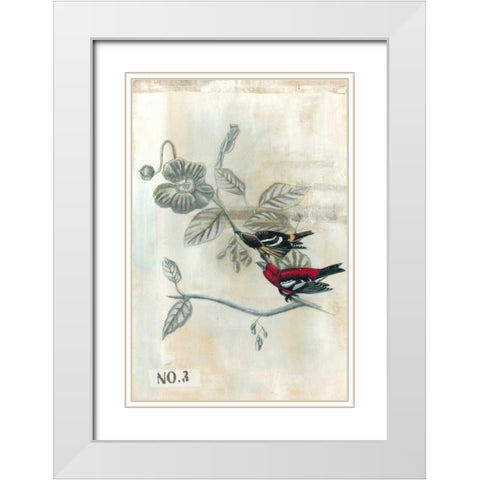 After Flight III White Modern Wood Framed Art Print with Double Matting by McCavitt, Naomi