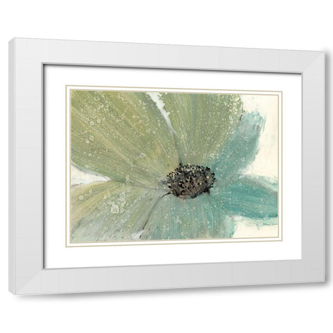 Floral Spirit I White Modern Wood Framed Art Print with Double Matting by OToole, Tim