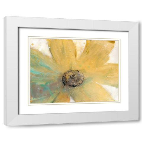 Floral Spirit II White Modern Wood Framed Art Print with Double Matting by OToole, Tim