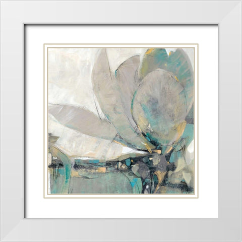 Revel II White Modern Wood Framed Art Print with Double Matting by OToole, Tim
