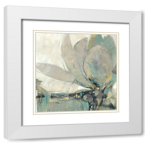 Revel II White Modern Wood Framed Art Print with Double Matting by OToole, Tim