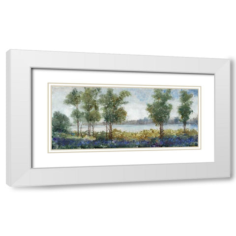 Country Retreat I White Modern Wood Framed Art Print with Double Matting by OToole, Tim