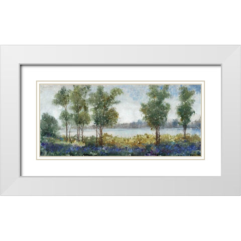 Country Retreat I White Modern Wood Framed Art Print with Double Matting by OToole, Tim