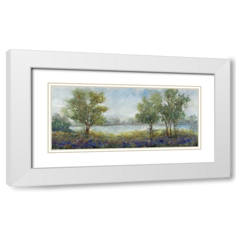 Country Retreat II White Modern Wood Framed Art Print with Double Matting by OToole, Tim