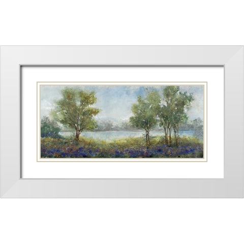 Country Retreat II White Modern Wood Framed Art Print with Double Matting by OToole, Tim