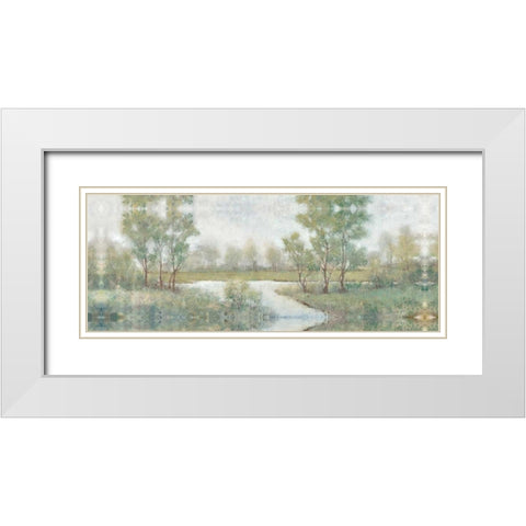 Field and Stream White Modern Wood Framed Art Print with Double Matting by OToole, Tim