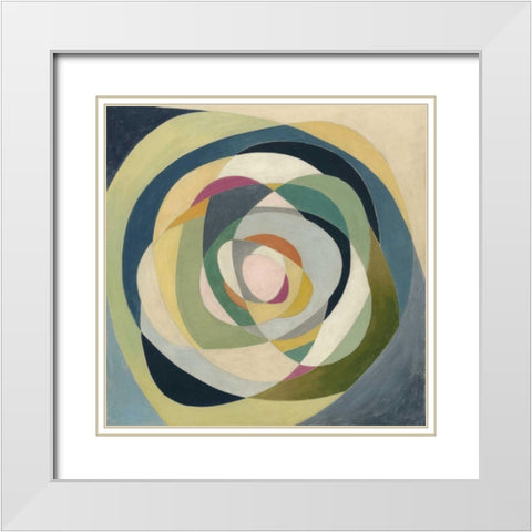 Through the Glass I White Modern Wood Framed Art Print with Double Matting by Meagher, Megan