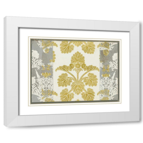 Book Back Design I White Modern Wood Framed Art Print with Double Matting by Goldberger, Jennifer