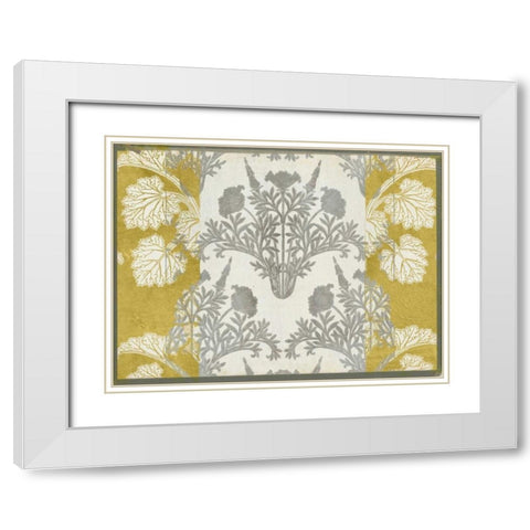 Book Back Design II White Modern Wood Framed Art Print with Double Matting by Goldberger, Jennifer