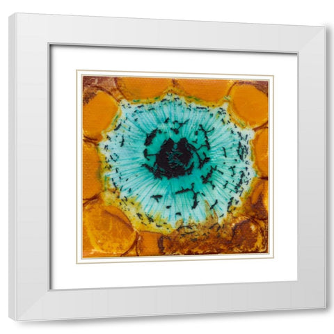 Oculus I White Modern Wood Framed Art Print with Double Matting by Ludwig, Alicia