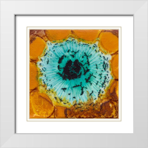 Oculus I White Modern Wood Framed Art Print with Double Matting by Ludwig, Alicia