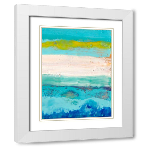 Salt Air II White Modern Wood Framed Art Print with Double Matting by Ludwig, Alicia