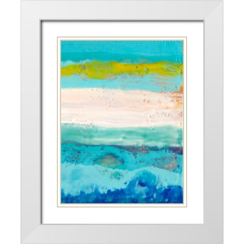 Salt Air II White Modern Wood Framed Art Print with Double Matting by Ludwig, Alicia