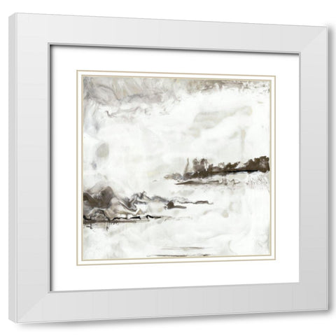 Miracle Ready I White Modern Wood Framed Art Print with Double Matting by Maleki, Ferdos