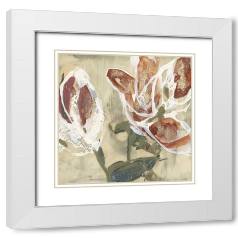 Lilys Breath I White Modern Wood Framed Art Print with Double Matting by Goldberger, Jennifer