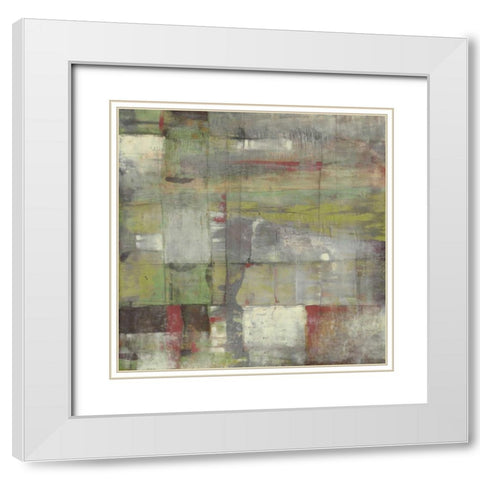 Incidental II White Modern Wood Framed Art Print with Double Matting by Goldberger, Jennifer