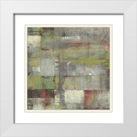 Incidental II White Modern Wood Framed Art Print with Double Matting by Goldberger, Jennifer