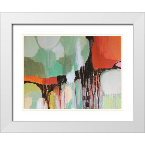 Emotions in Color I White Modern Wood Framed Art Print with Double Matting by Orlov, Irena