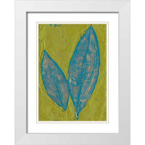 Tropicale I White Modern Wood Framed Art Print with Double Matting by Ludwig, Alicia