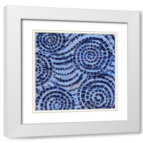 Tempest II White Modern Wood Framed Art Print with Double Matting by Ludwig, Alicia