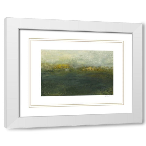Cove I White Modern Wood Framed Art Print with Double Matting by Gordon, Sharon