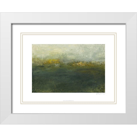 Cove I White Modern Wood Framed Art Print with Double Matting by Gordon, Sharon