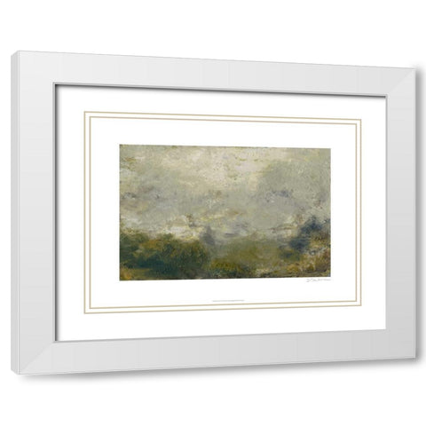 Cove II White Modern Wood Framed Art Print with Double Matting by Gordon, Sharon