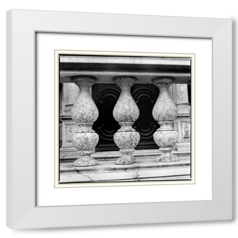 Architecture Detail VIII Budapest White Modern Wood Framed Art Print with Double Matting by DeNardo, Laura