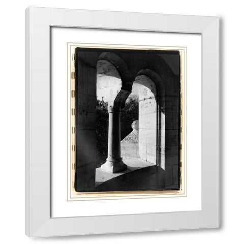 Fishermans Bastion III Budapest White Modern Wood Framed Art Print with Double Matting by DeNardo, Laura