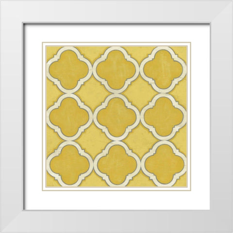 Market Motifs I White Modern Wood Framed Art Print with Double Matting by Vess, June Erica