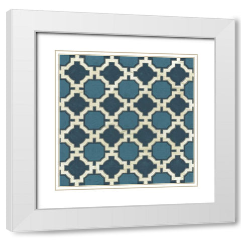 Market Motifs VI White Modern Wood Framed Art Print with Double Matting by Vess, June Erica