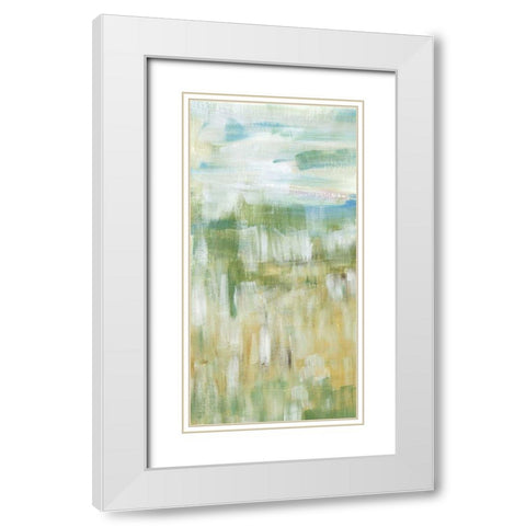 Meadow Memory I White Modern Wood Framed Art Print with Double Matting by Choate, Lisa