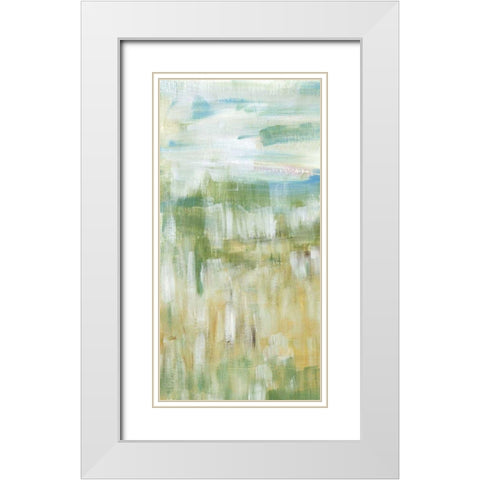 Meadow Memory I White Modern Wood Framed Art Print with Double Matting by Choate, Lisa