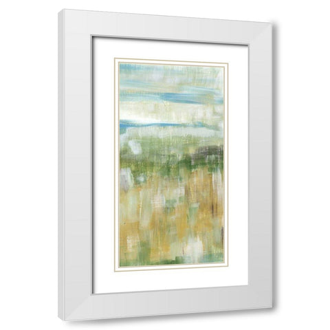 Meadow Memory II White Modern Wood Framed Art Print with Double Matting by Choate, Lisa