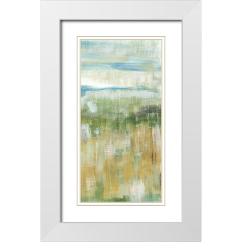 Meadow Memory II White Modern Wood Framed Art Print with Double Matting by Choate, Lisa
