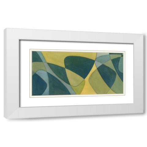 Allegheny II White Modern Wood Framed Art Print with Double Matting by Stramel, Renee W.