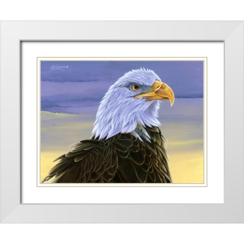 Nobility White Modern Wood Framed Art Print with Double Matting by Szatkowski, Fred