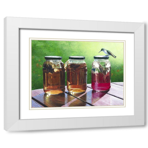 Suntea White Modern Wood Framed Art Print with Double Matting by Szatkowski, Fred