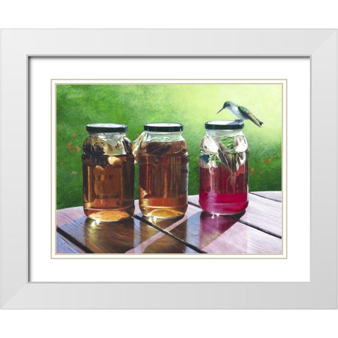 Suntea White Modern Wood Framed Art Print with Double Matting by Szatkowski, Fred