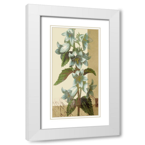 French Blue I White Modern Wood Framed Art Print with Double Matting by Green-Aldridge, W.