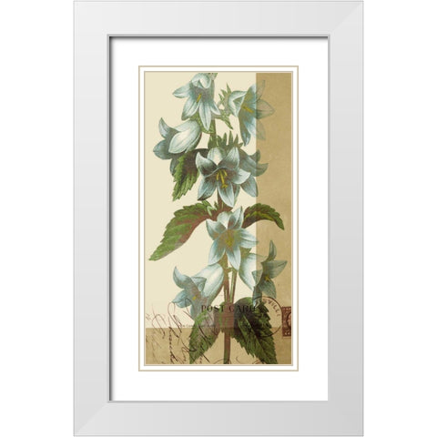 French Blue I White Modern Wood Framed Art Print with Double Matting by Green-Aldridge, W.