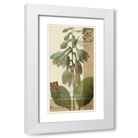 French Blue II White Modern Wood Framed Art Print with Double Matting by Green-Aldridge, W.