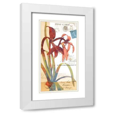 Crowning Glory II White Modern Wood Framed Art Print with Double Matting by Green-Aldridge, W.