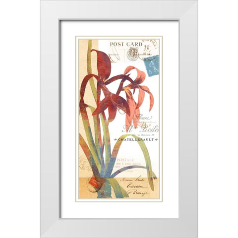 Crowning Glory II White Modern Wood Framed Art Print with Double Matting by Green-Aldridge, W.
