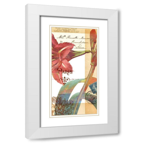 Crowning Glory III White Modern Wood Framed Art Print with Double Matting by Green-Aldridge, W.